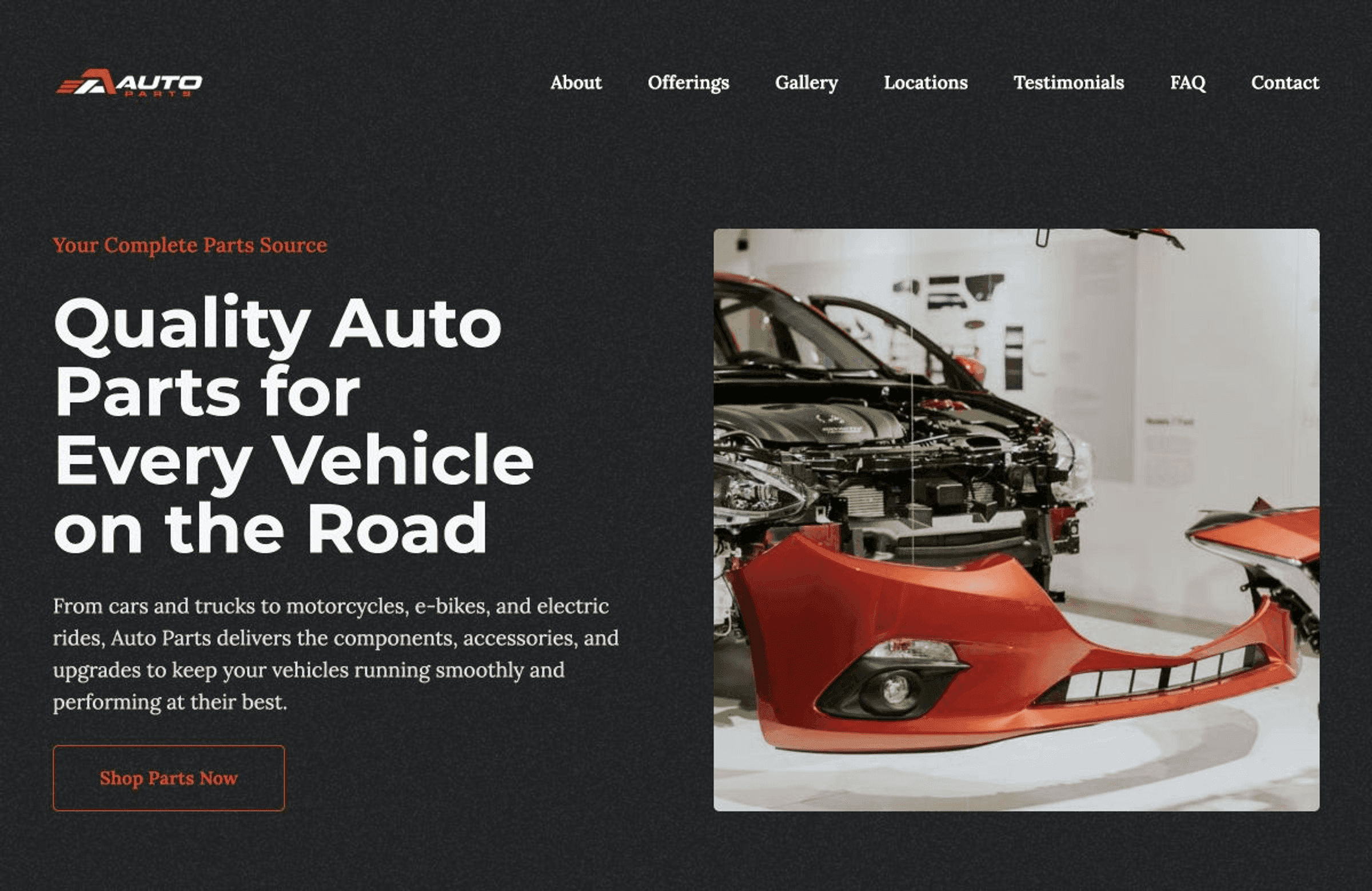 A practical introduction to your parts business