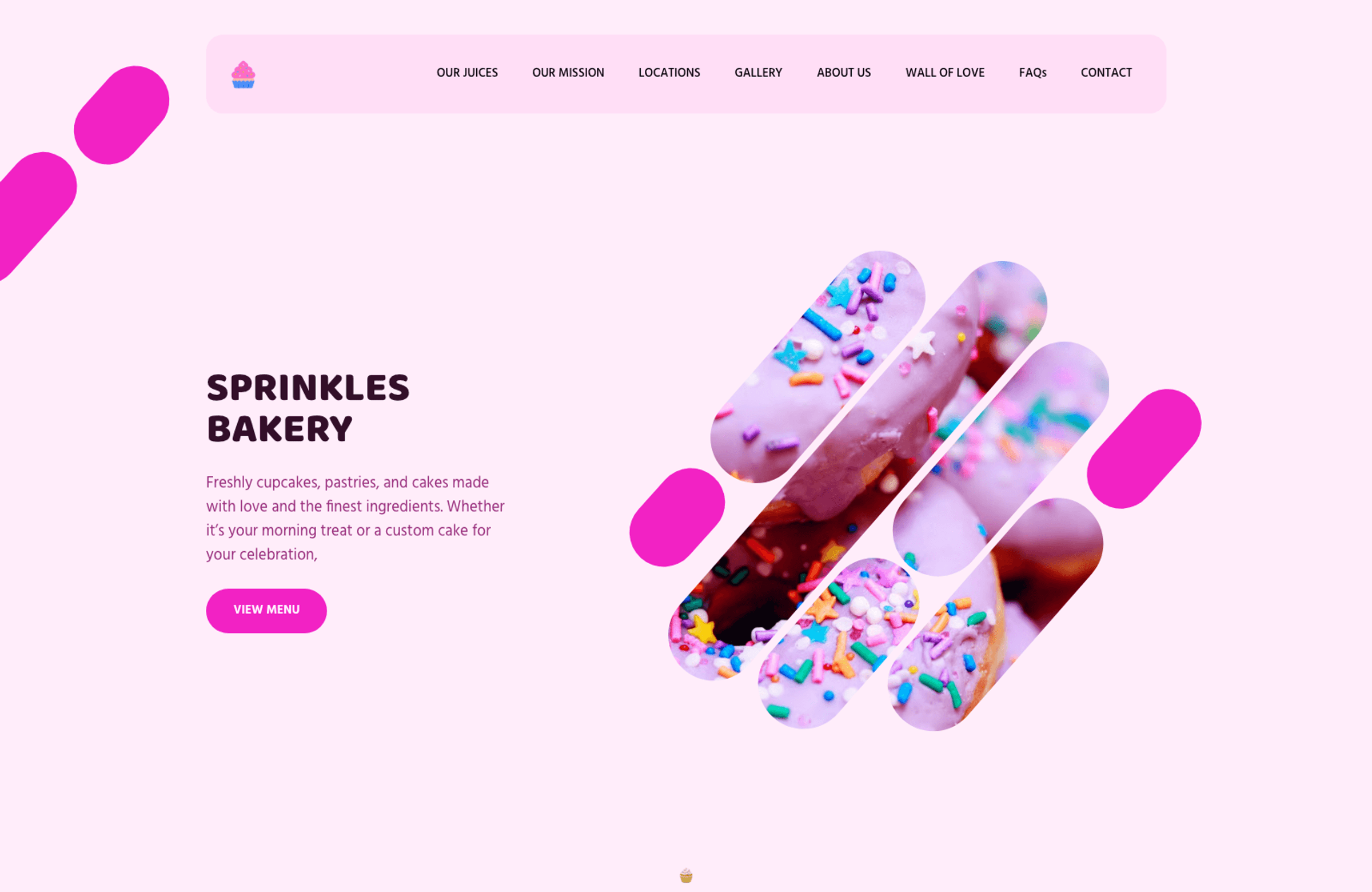 Stand out with a simple bakery website