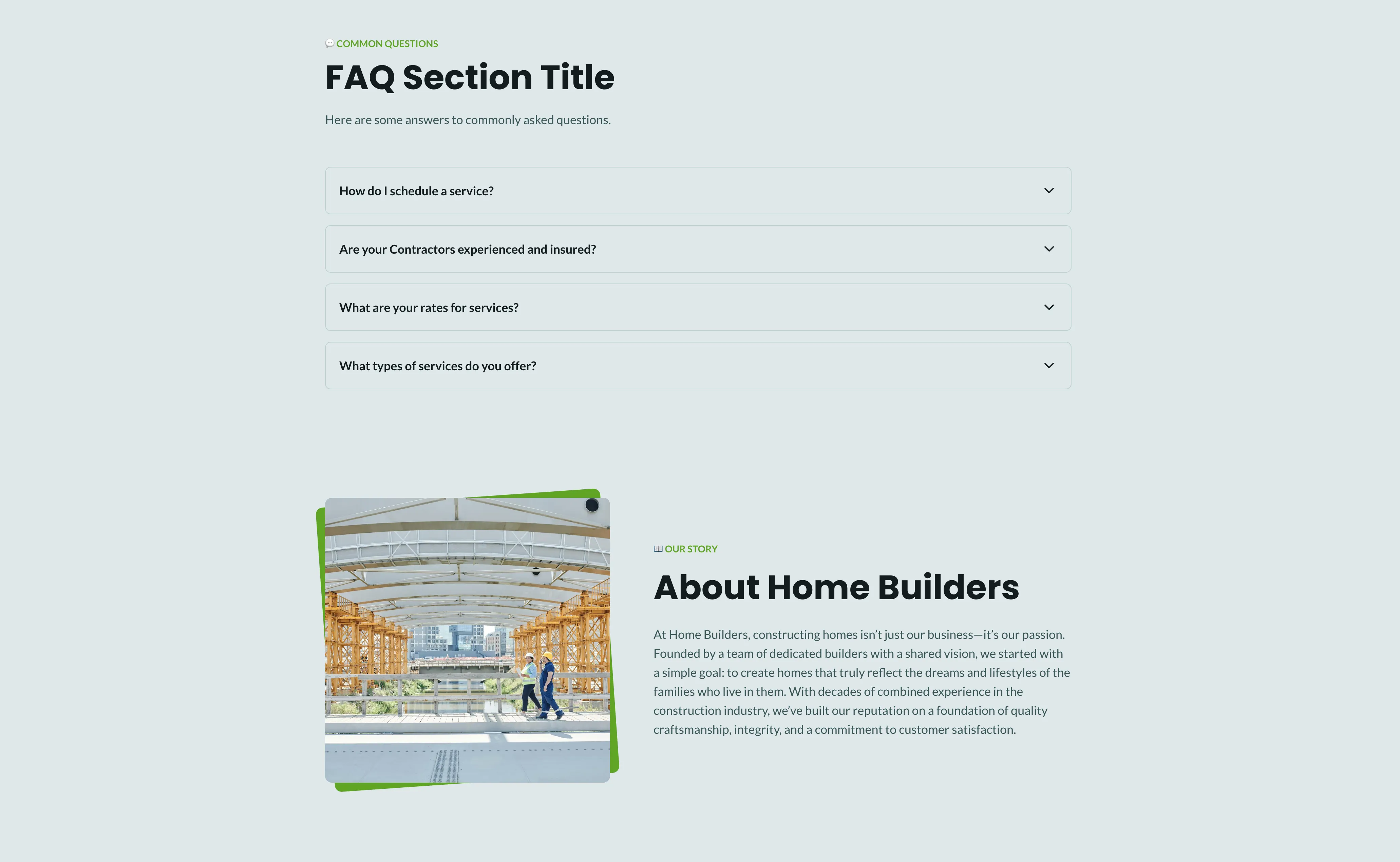 Stand out with a simple contractor website