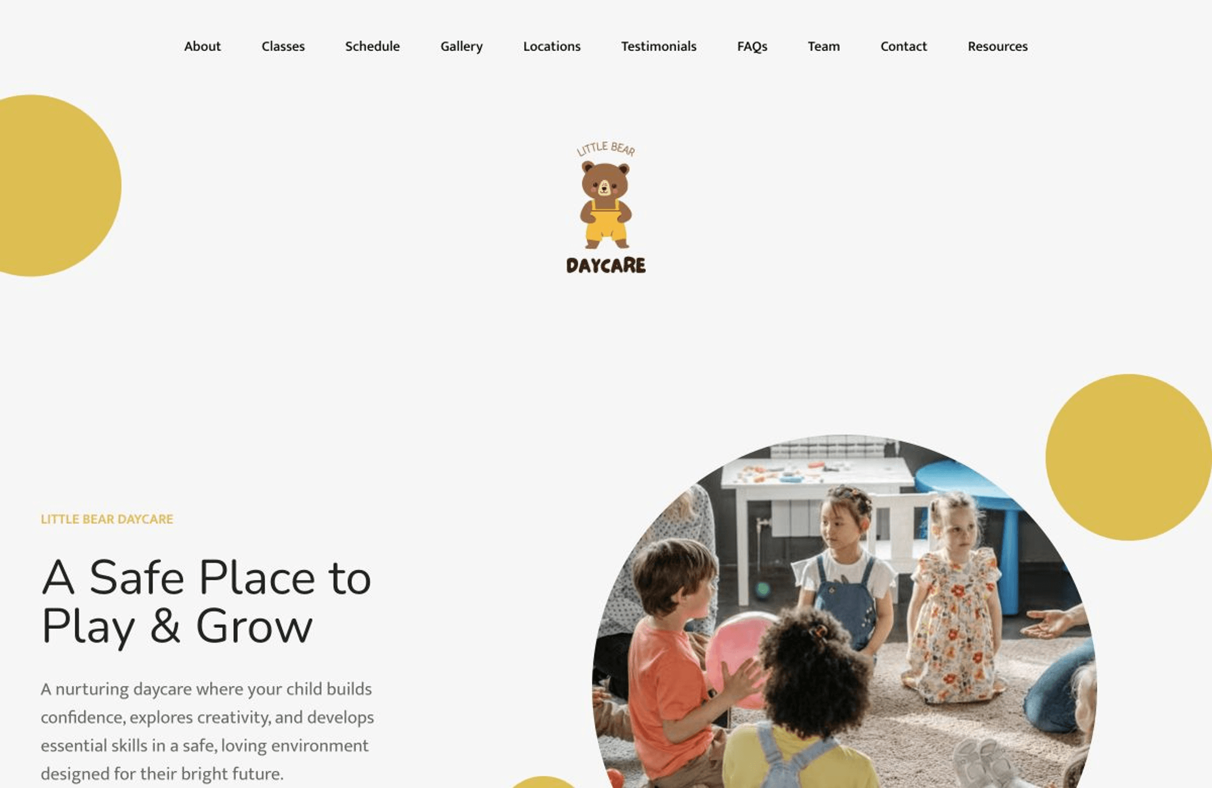 A welcoming home for your childcare program