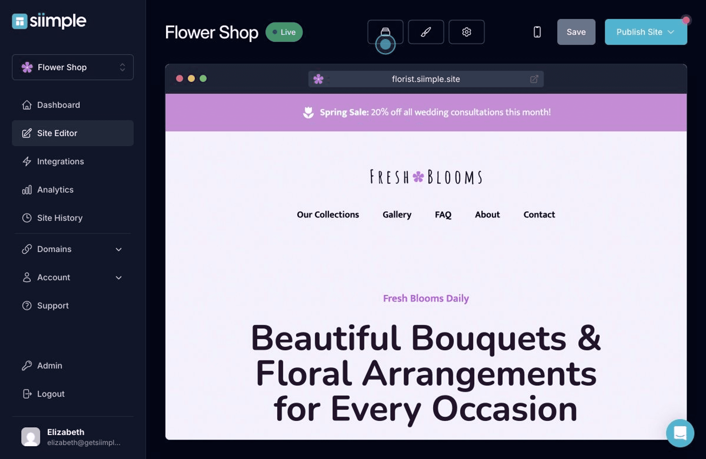 Create a Simple Florist Website