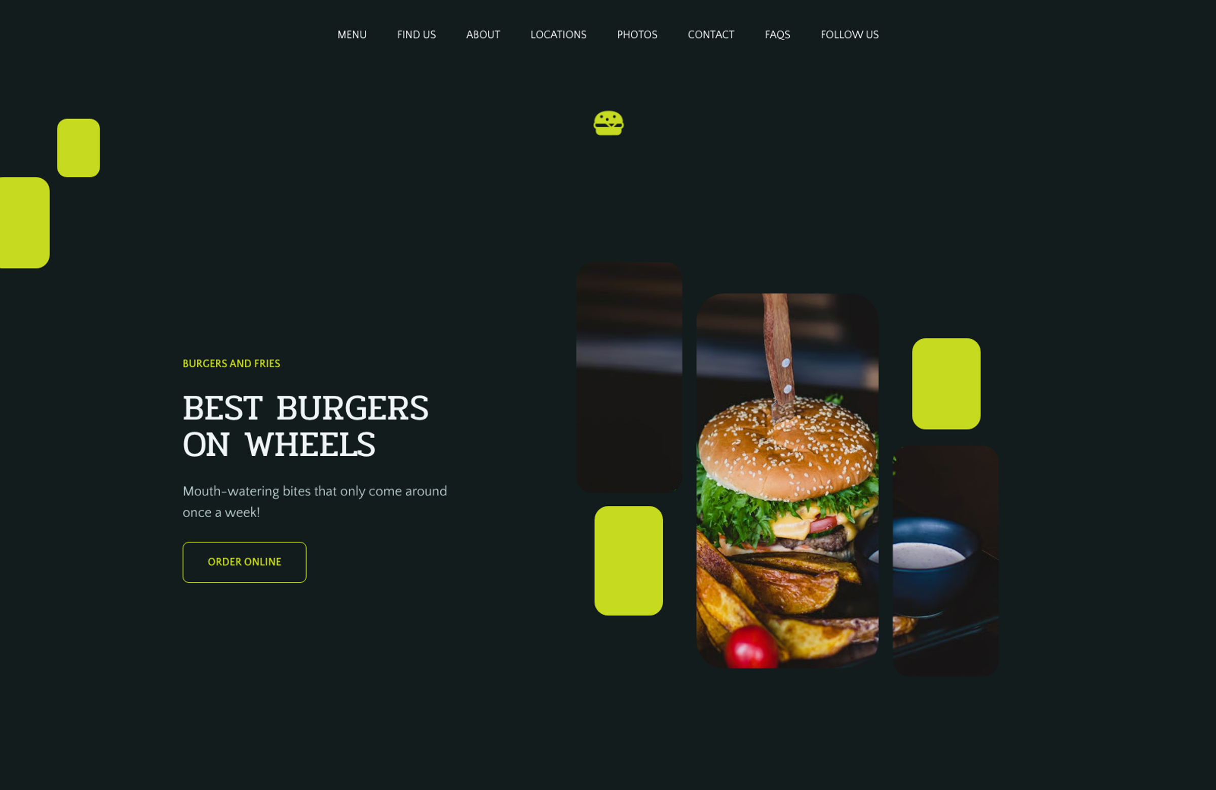 Stand out with a simple food truck website