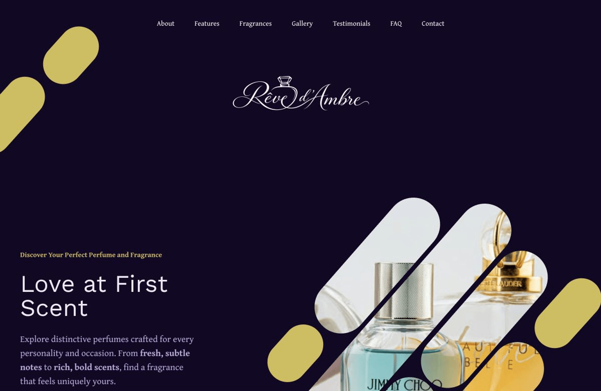 A distinct home for your fragrance identity