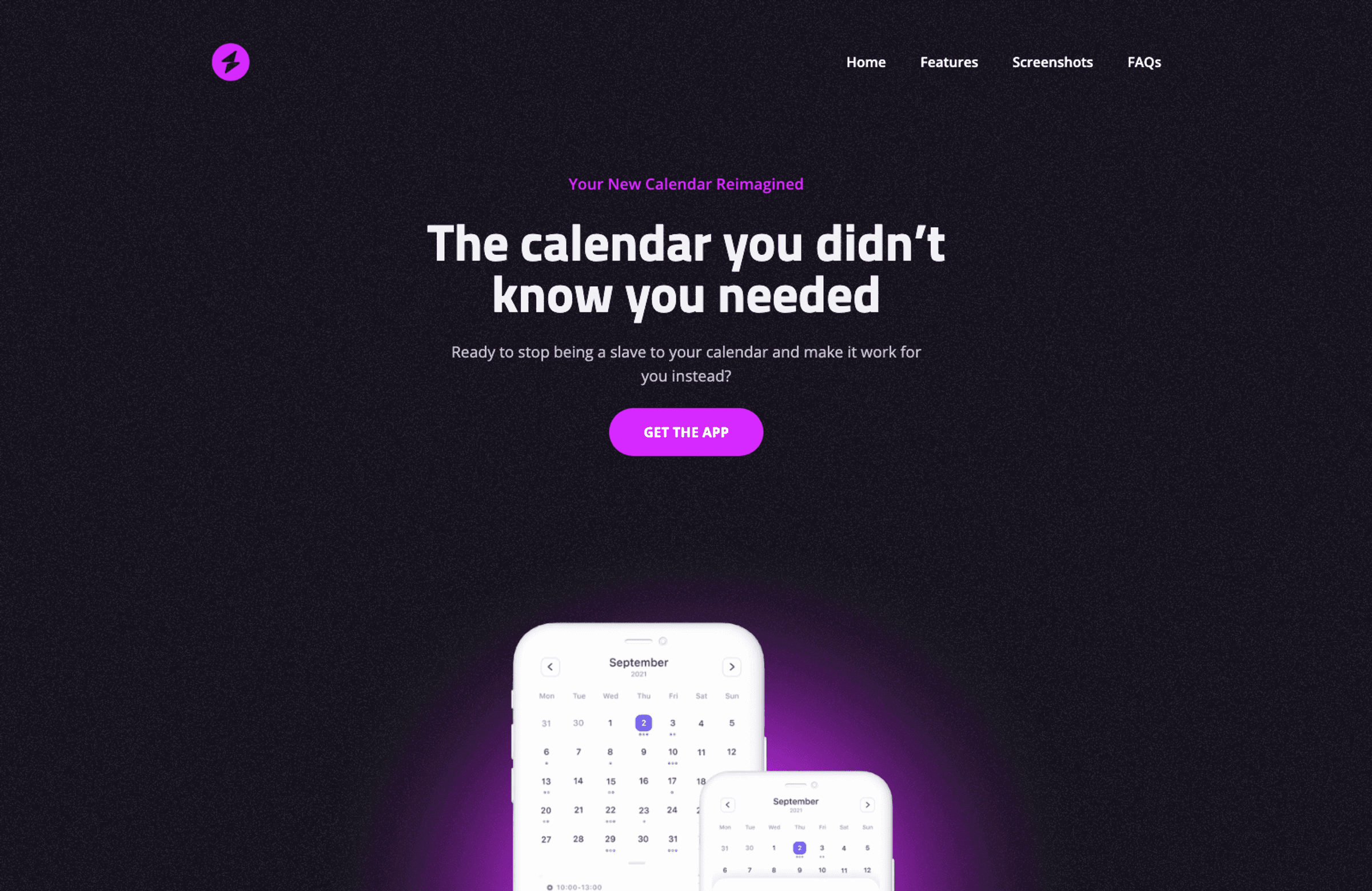 Stand out with a simple mobile app website