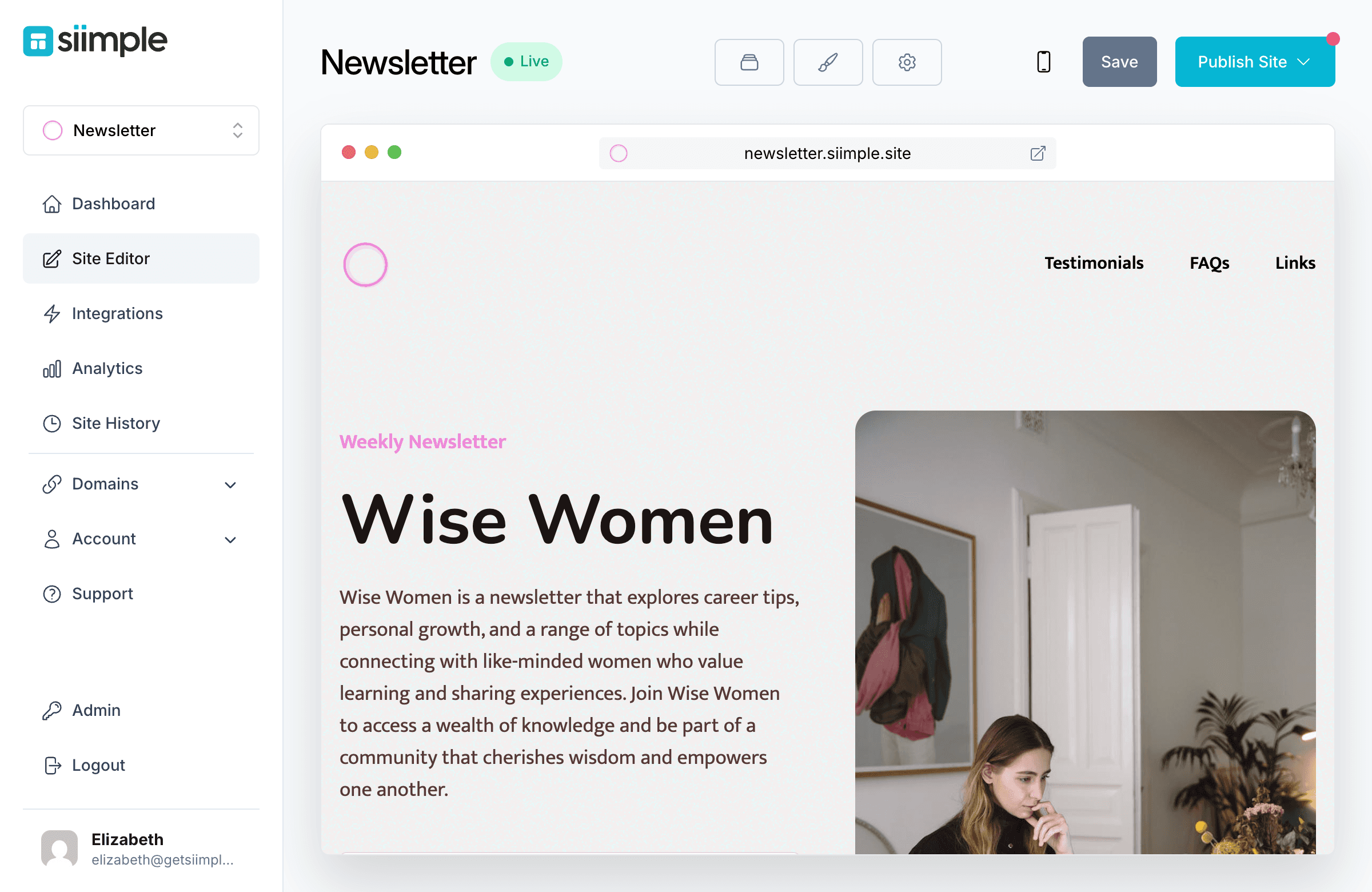 Create a Simple Newsletter Website
