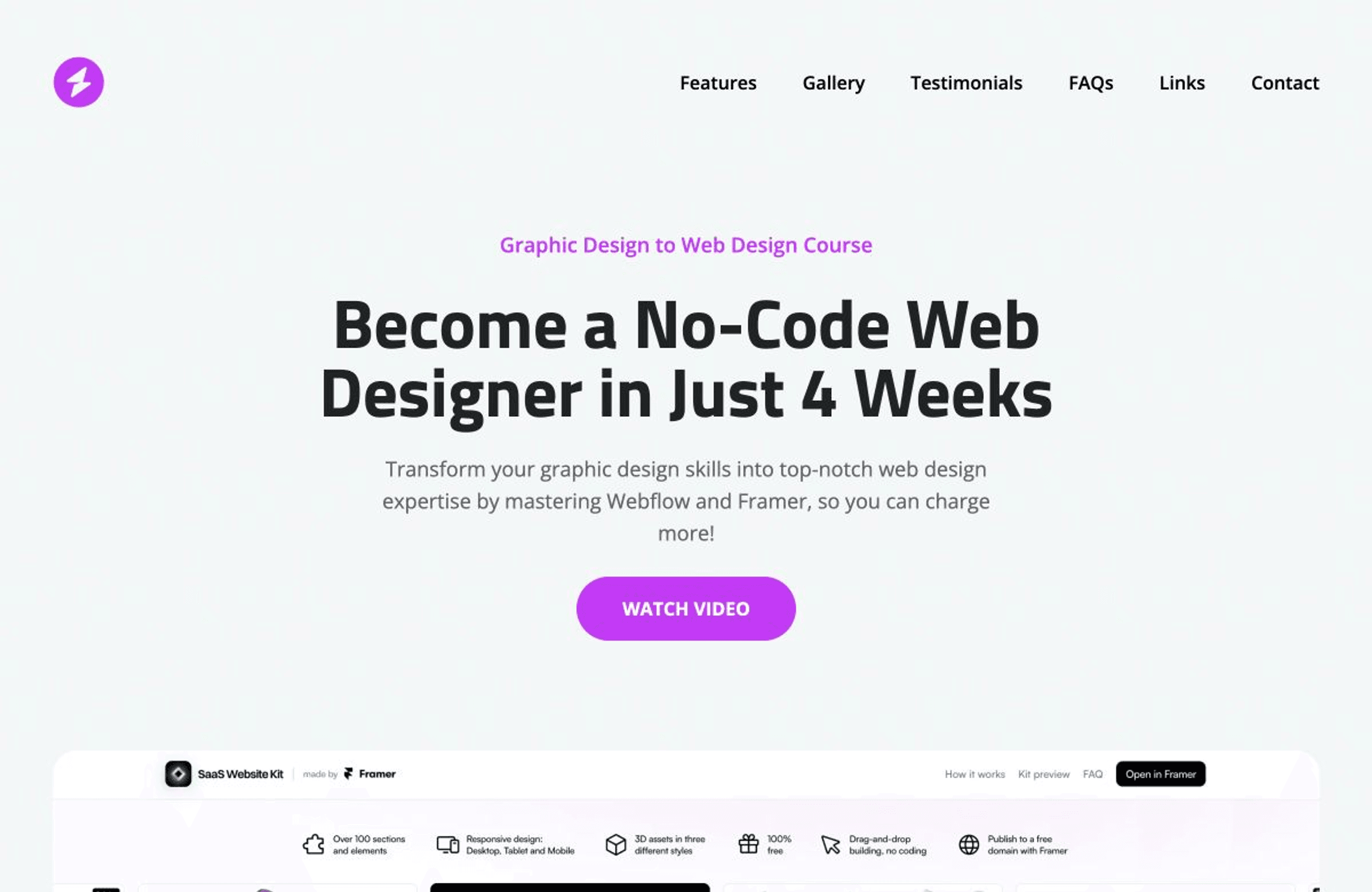 A focused introduction to the learning experience