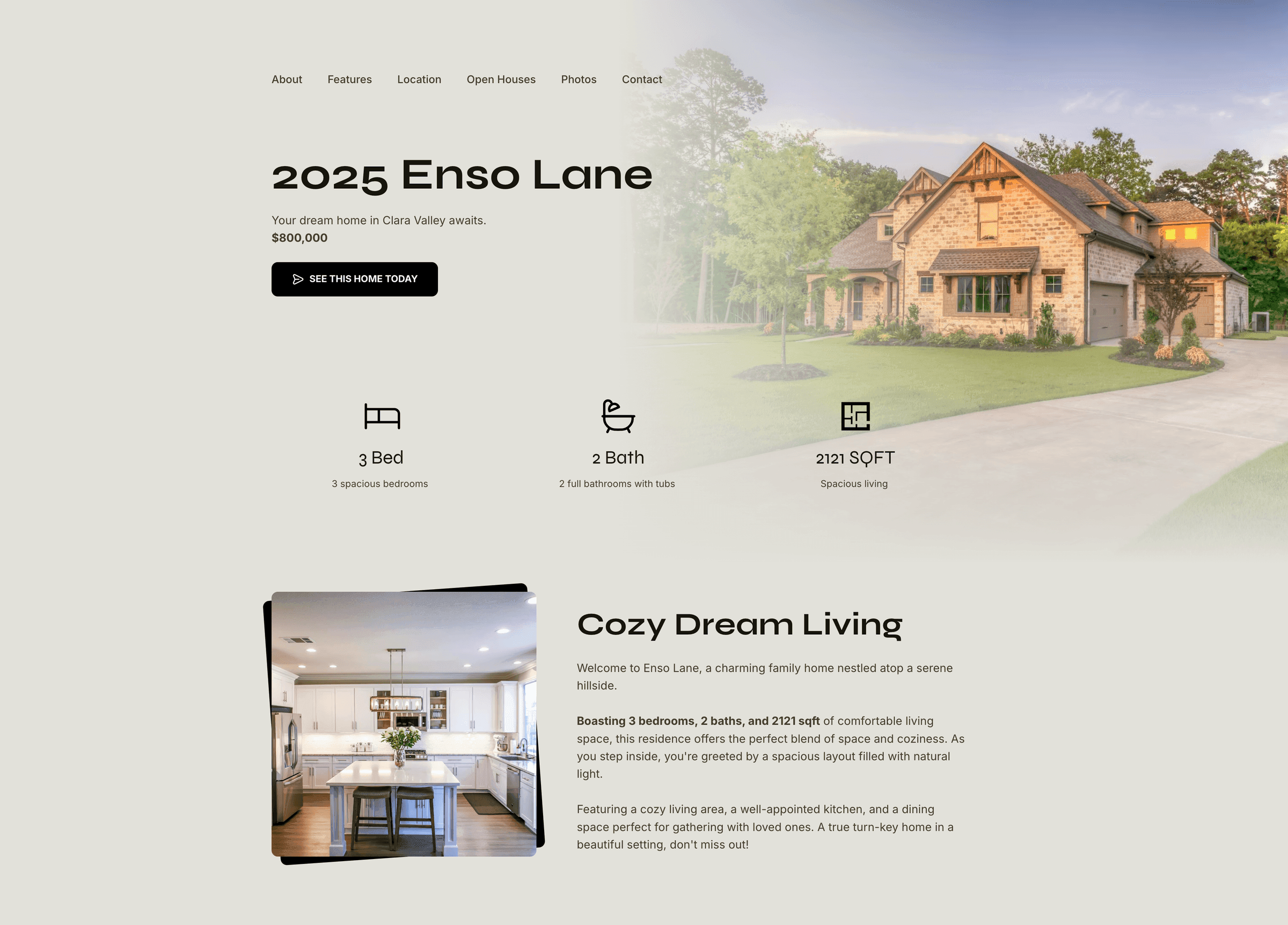 Stand out with a simple property website