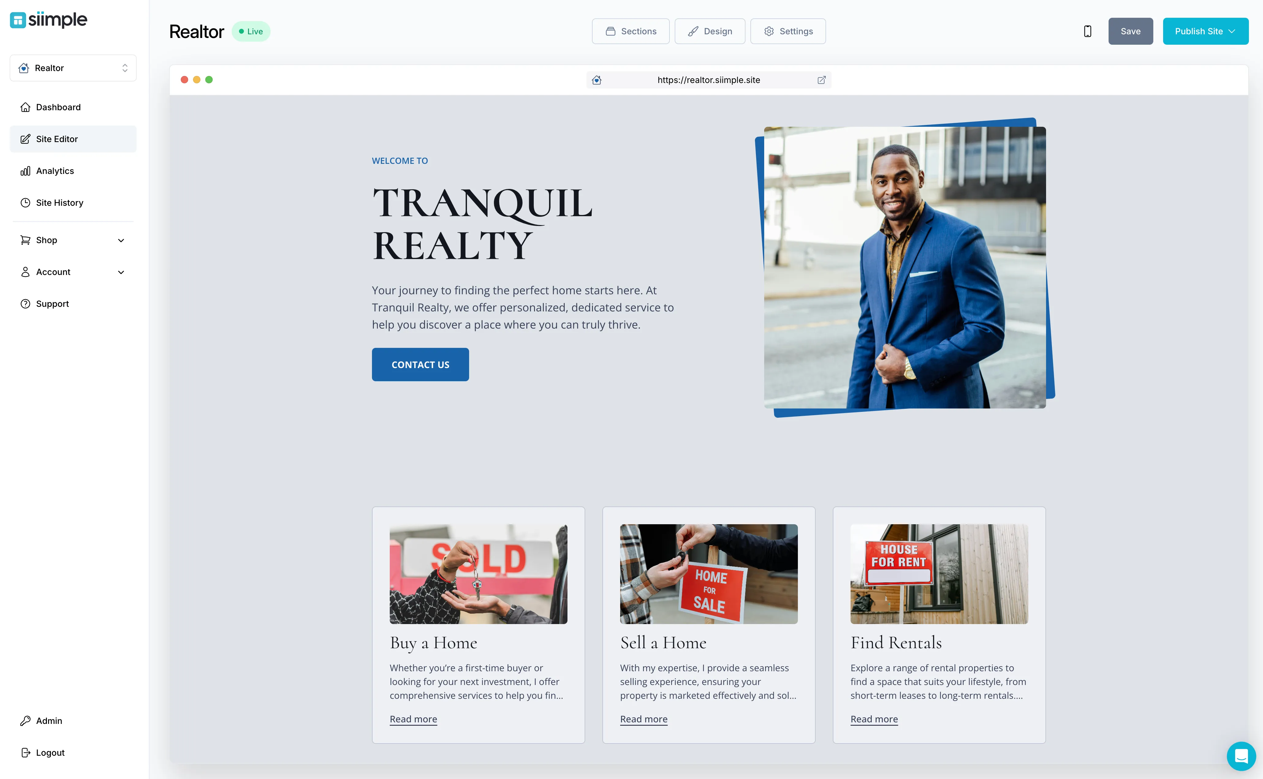 Create a Simple Realtor Website